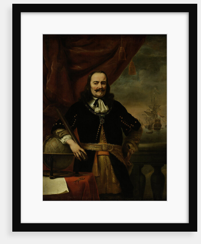 Michiel de Ruyter as Lieutenant-Admiral by Dutch artist