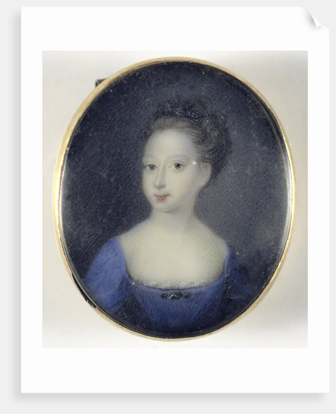 Portrait, a girl, probably a daughter of George II, King of England by Anonymous