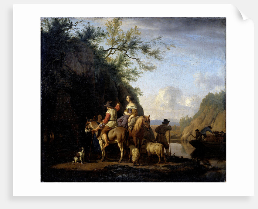 Ferry Boat by Adriaen van de Velde