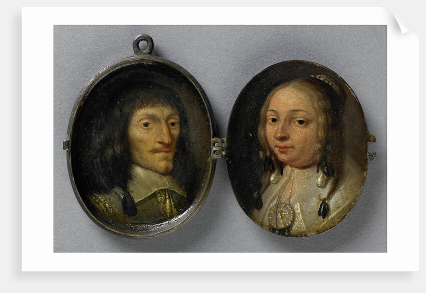 Portrait of a man and a woman by Anonymous