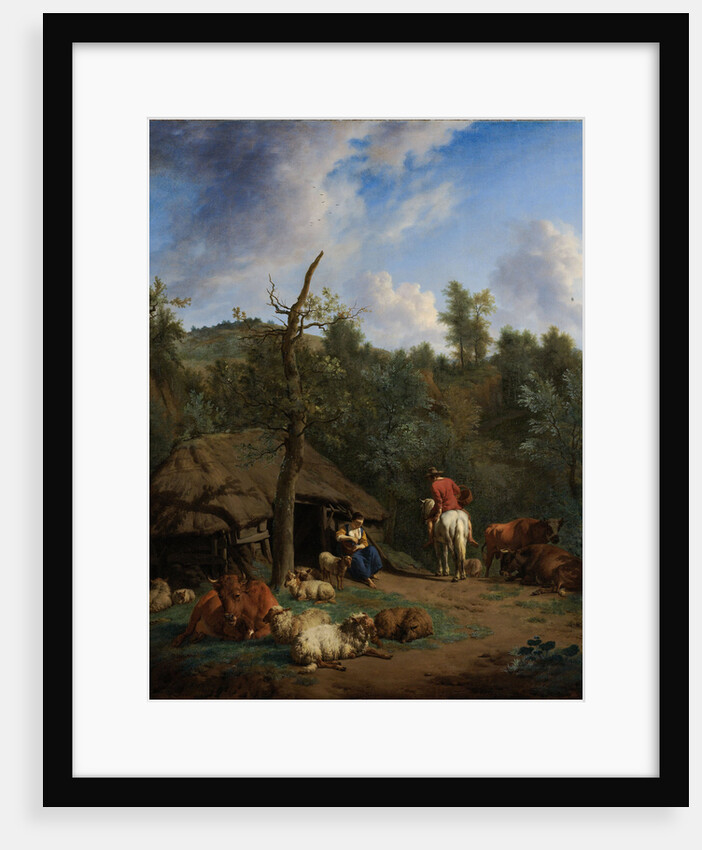 The cabin by Adriaen van de Velde