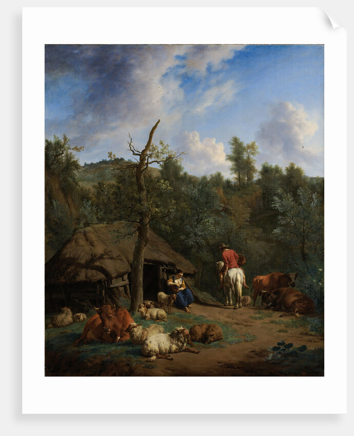 The cabin by Adriaen van de Velde