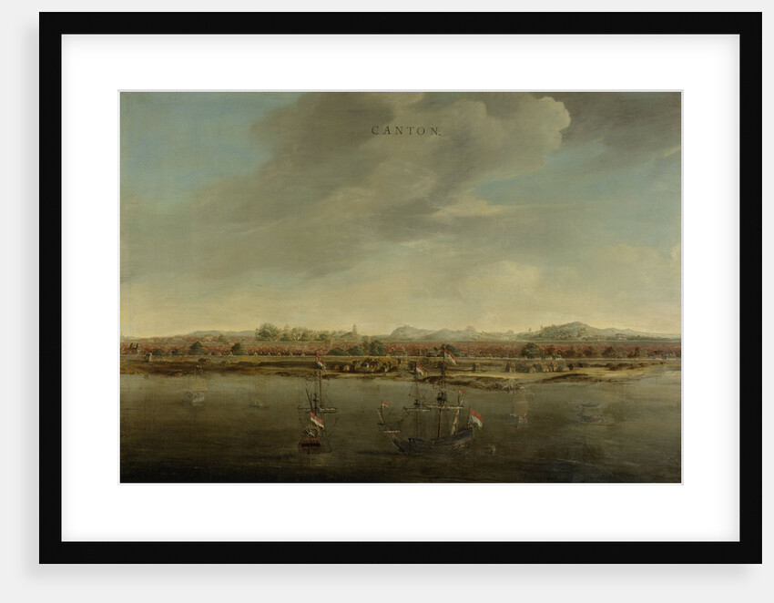 View of Canton in China by Johannes Vinckboons