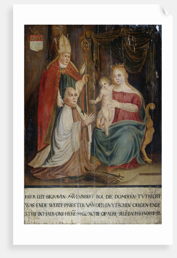 Memorial Panel for Lubbert Bolle by Anonymous