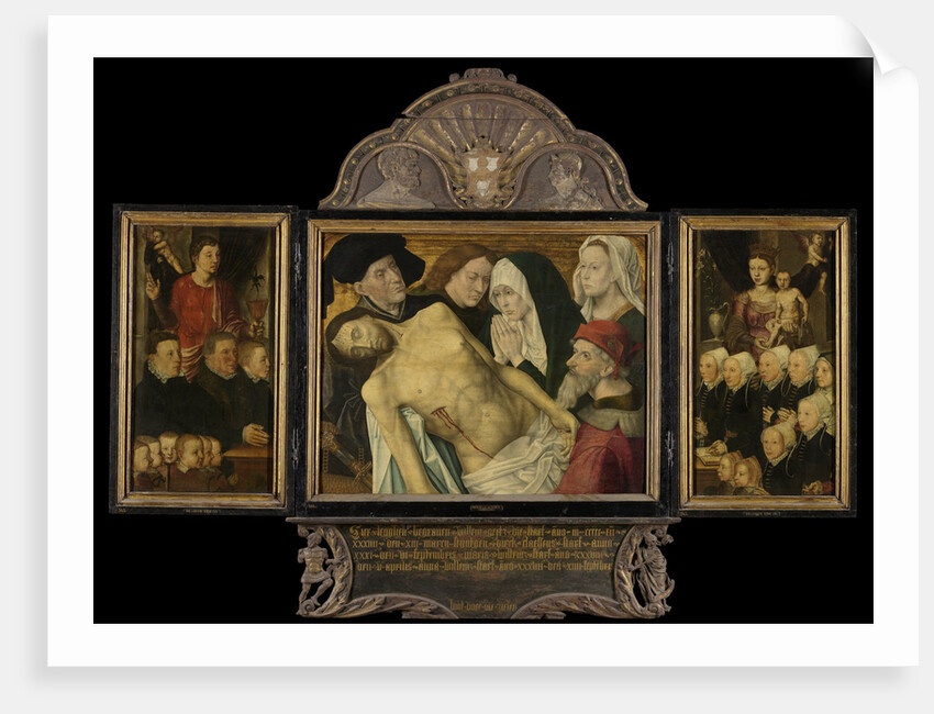 Memorial Triptych, formerly called the Gertz Memorial Triptych by Anonymous