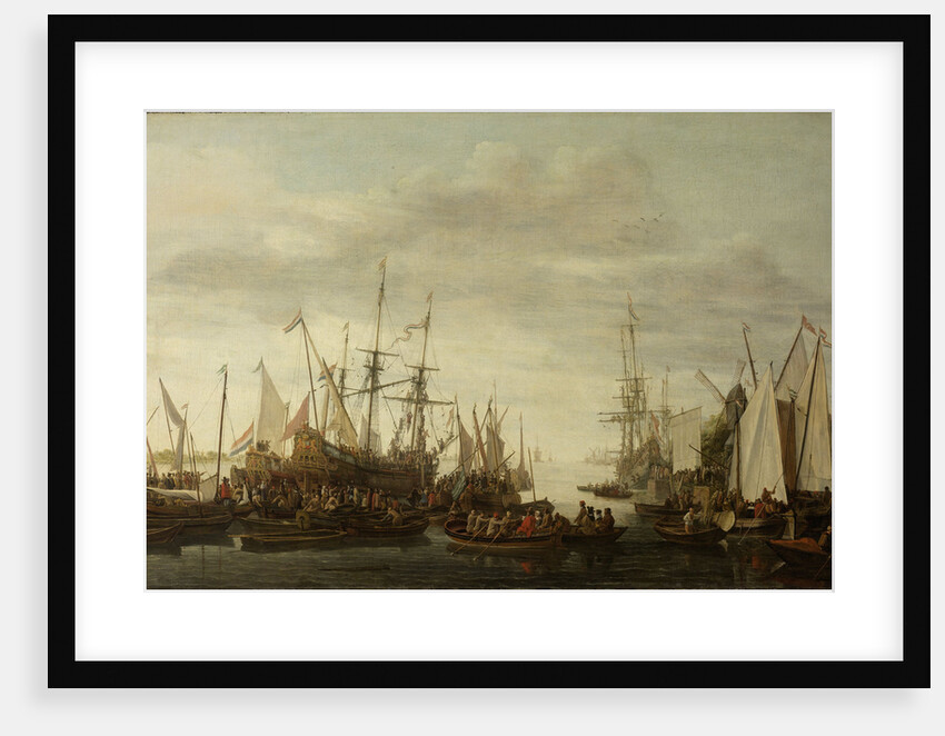 The Keelhauling of the Ship’s Surgeon of Admiral Jan van Nes by Lieve Pietersz. Verschuier