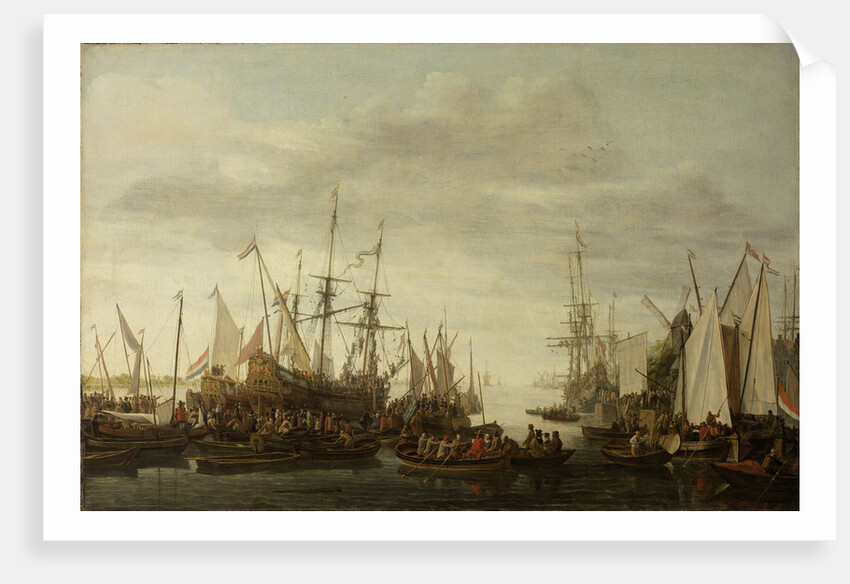 The Keelhauling of the Ship’s Surgeon of Admiral Jan van Nes by Lieve Pietersz. Verschuier