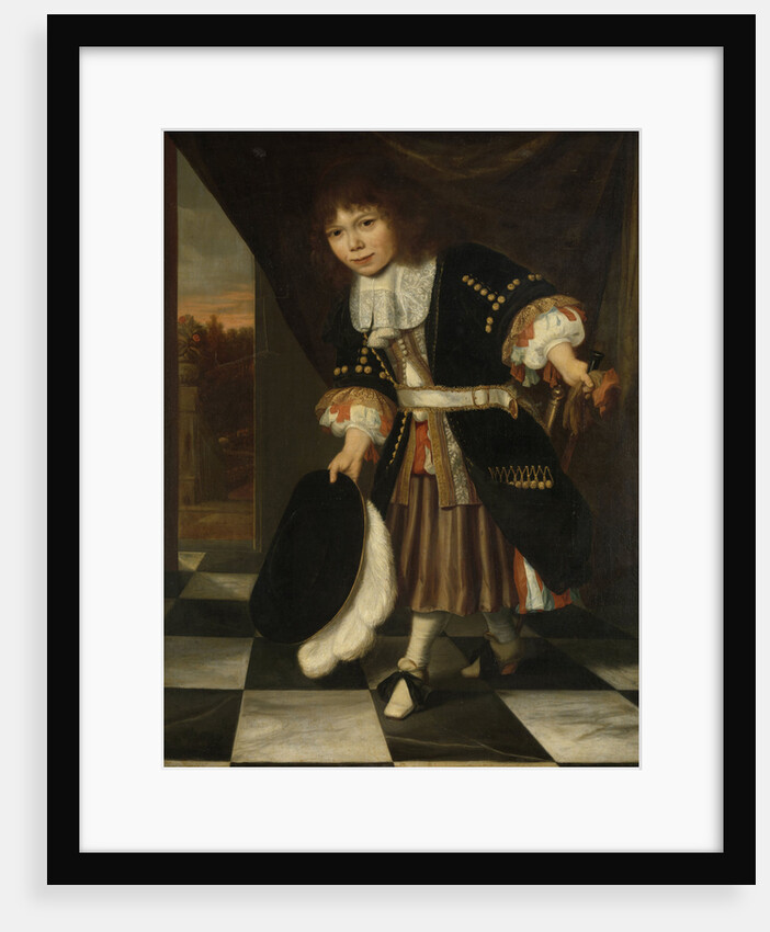 Portrait of a Boy, called The Young Son of Admiral van Nes, The Admiral's Son by François Verwilt