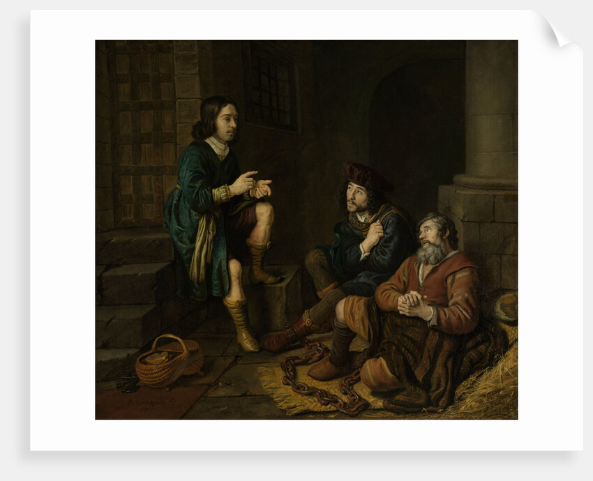 Joseph Interprets the Dreams of the Baker and the Butler by Jan Victors