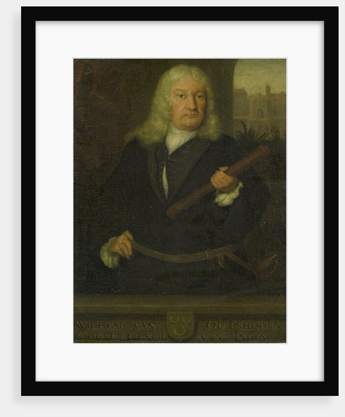 Portrait of Willem van Outhoorn, Governor General of the Dutch East Indies by David van der Plas