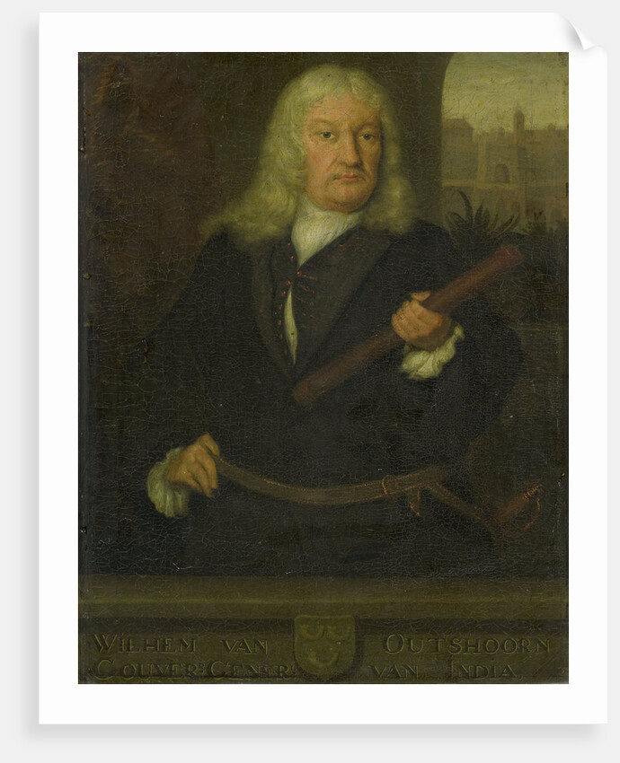 Portrait of Willem van Outhoorn, Governor General of the Dutch East Indies by David van der Plas