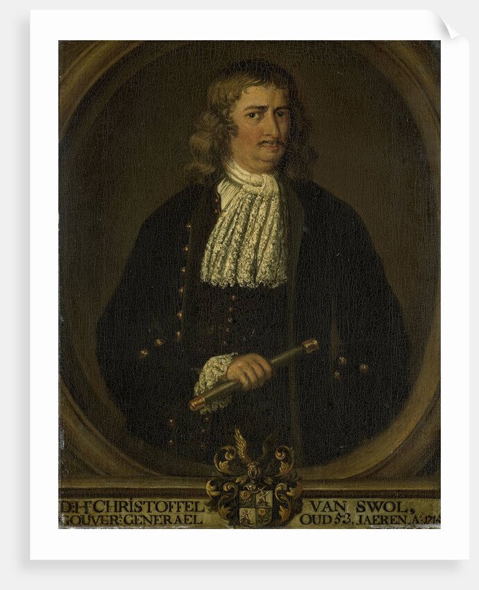 Portrait of Christoffel van Swoll, Swol, Zwol, Governor-General of the Dutch East Indies by Hendrik van den Bosch