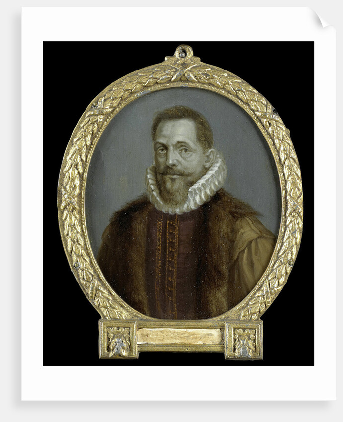 Portrait of Petrus Bertius, Professor at Leiden The Netherlands by Arnoud van Halen