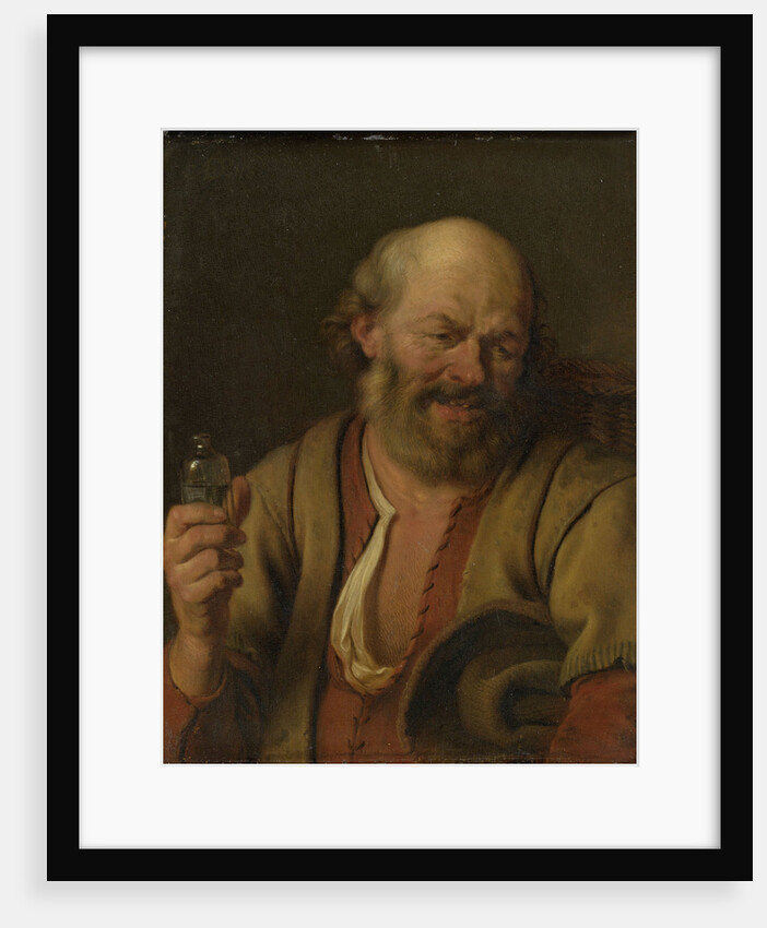 A Man with a little drink Bottle by Ary de Vois