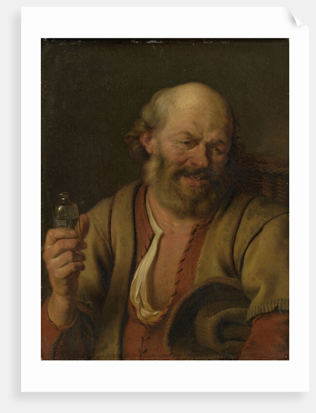A Man with a little drink Bottle by Ary de Vois