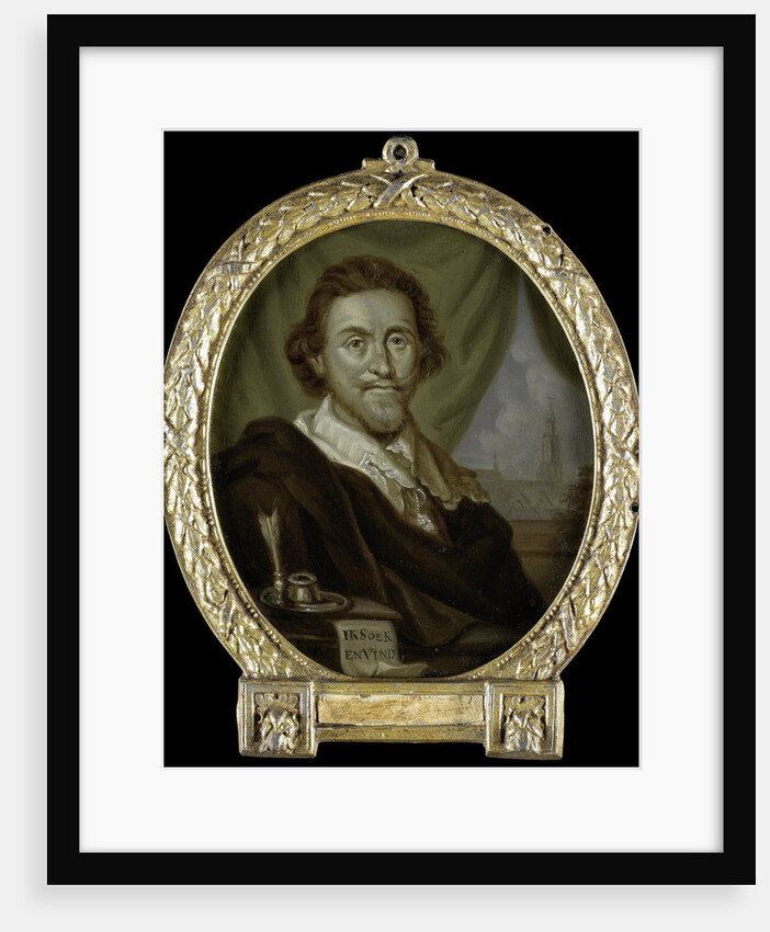 Portrait of Adriaen Pietersz van de Venne, Painter and Poet by Arnoud van Halen