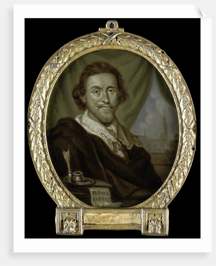 Portrait of Adriaen Pietersz van de Venne, Painter and Poet by Arnoud van Halen