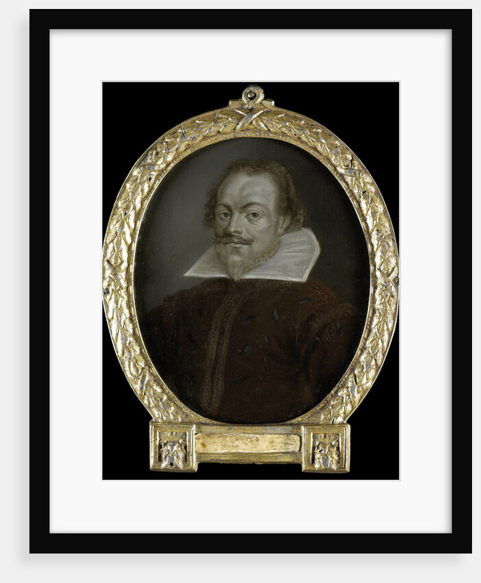 Portrait of Florentius Schoonhoven, Poet in Latin, Burgomaster of Gouda The Netherlands by Arnoud van Halen