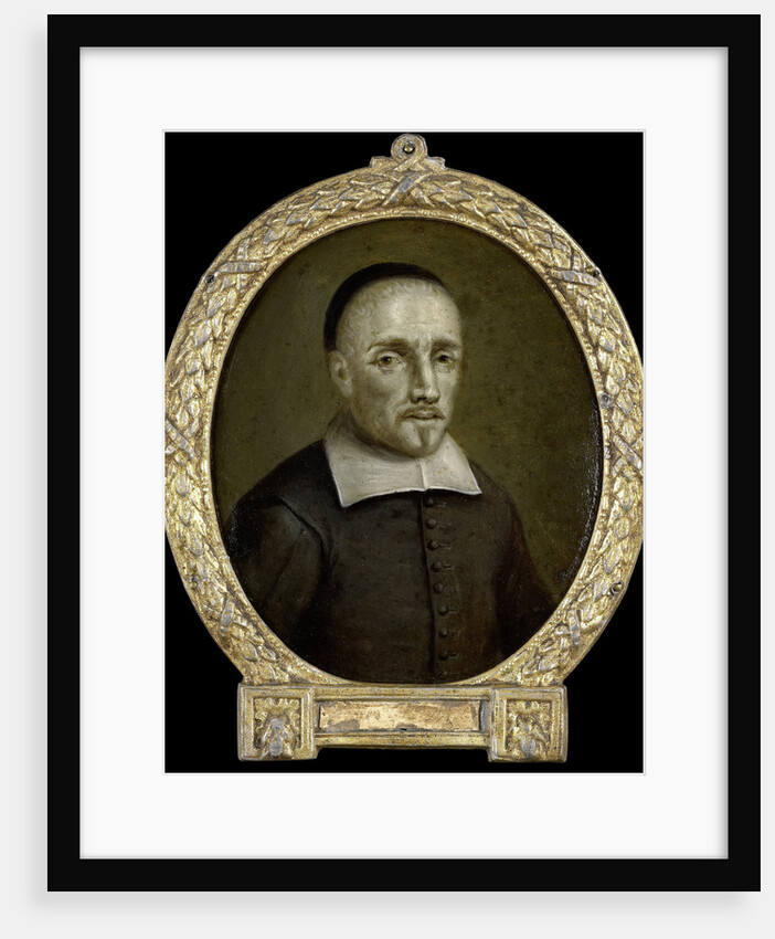 Portrait of Cornelis Hendriksz Udemans, Poet in Veere The Netherlands by Jan Maurits Quinkhard