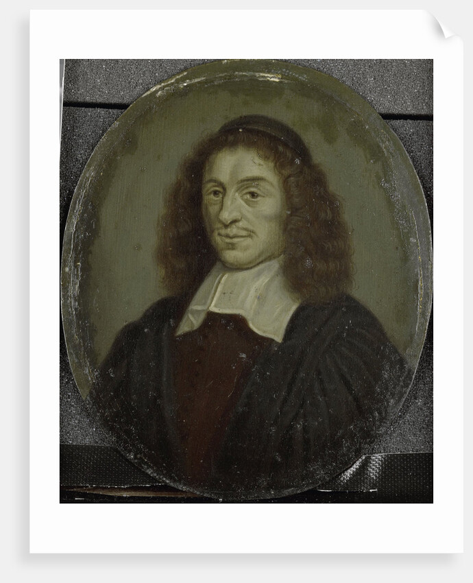 Portrait of Alexander Morus, Professor at Amsterdam by Arnoud van Halen