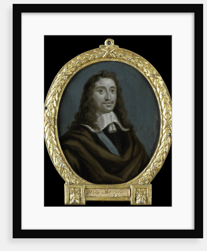 Portrait of Everard Meyster, Poet in Utrecht by Arnoud van Halen