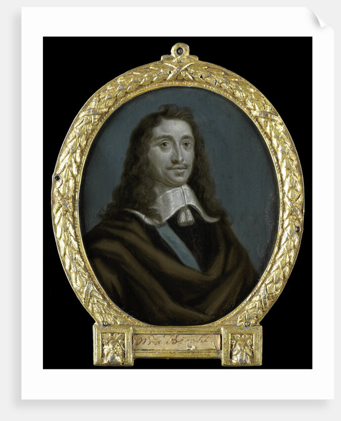 Portrait of Everard Meyster, Poet in Utrecht by Arnoud van Halen