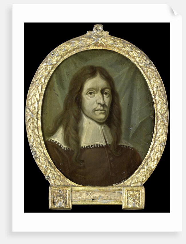 Portrait of Simon Abbes Gabbema, Historian of Friesland in Leeuwarden The Netherlands by Arnoud van Halen