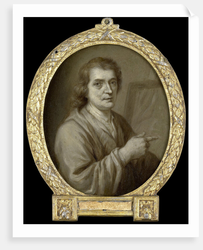 Portrait of Joost van Geel, Painter and Poet in Rotterdam The Netherlands by Jan Maurits Quinkhard