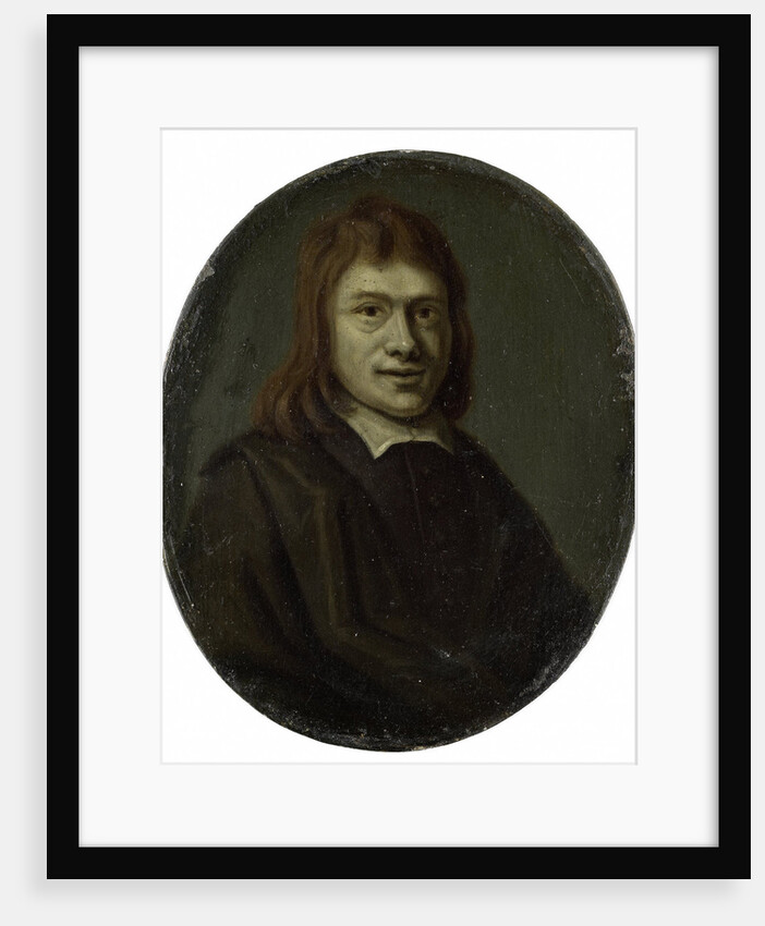 Portrait of Frans van Hoogstraten, Poet and Bookseller in Rotterdam and Dordrecht The Netherlands by Arnoud van Halen