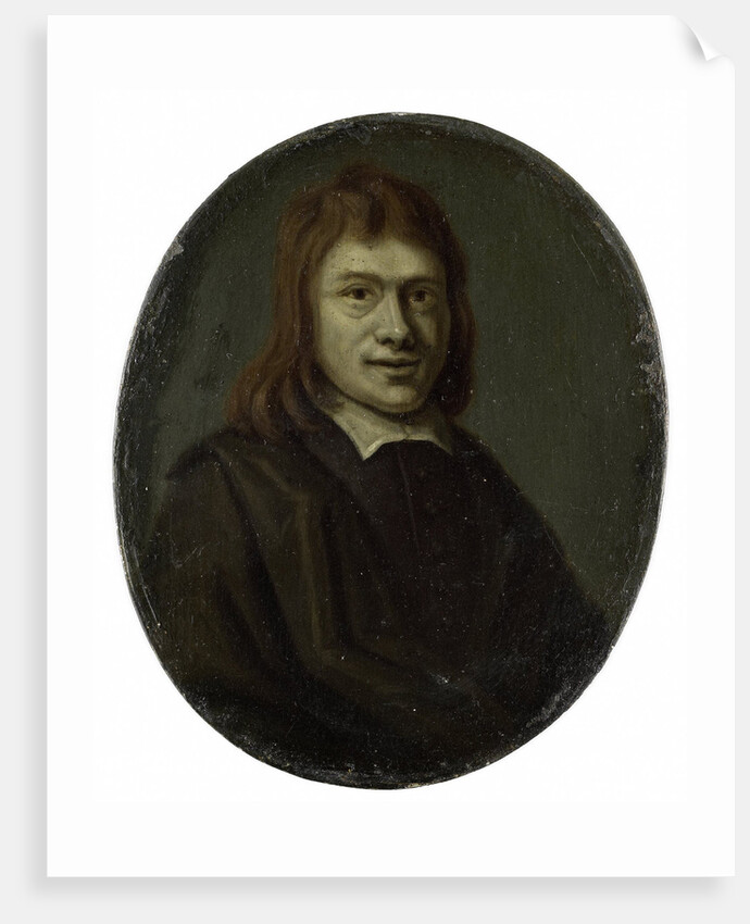 Portrait of Frans van Hoogstraten, Poet and Bookseller in Rotterdam and Dordrecht The Netherlands by Arnoud van Halen