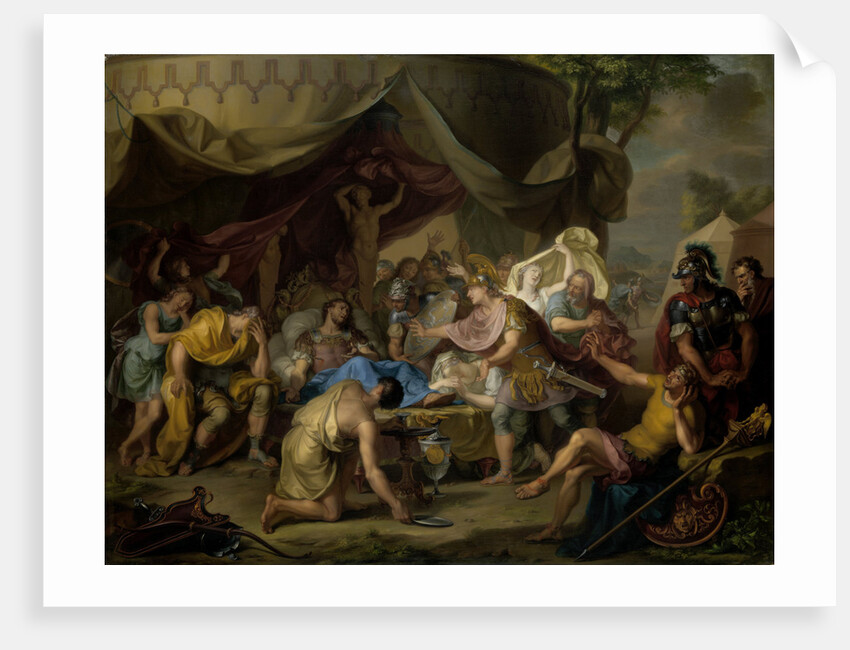 The Death of Epaminondas by Isaac Walraven