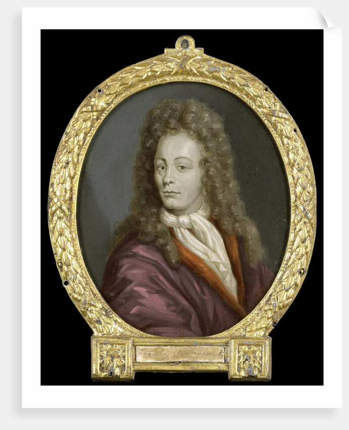 Portrait of Tobias Gutberleth, Man of Letters in Leeuwarden The Netherlands by Arnoud van Halen