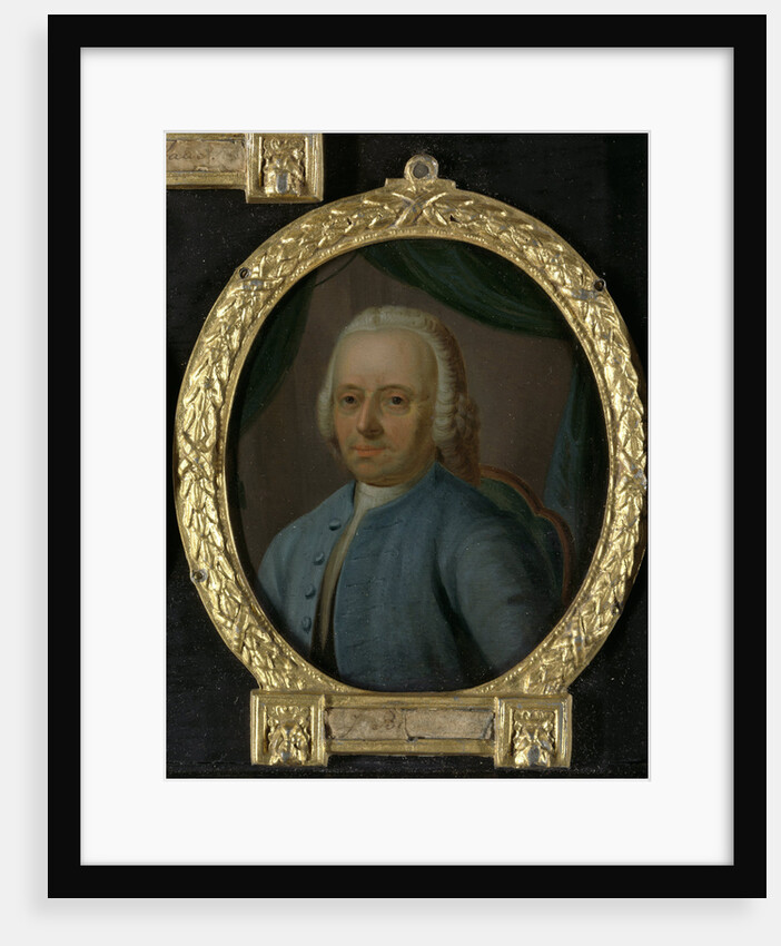 Portrait of Joannes Badon, Poet from Vlaardingen The Netherlands by Nicolaas Reyers