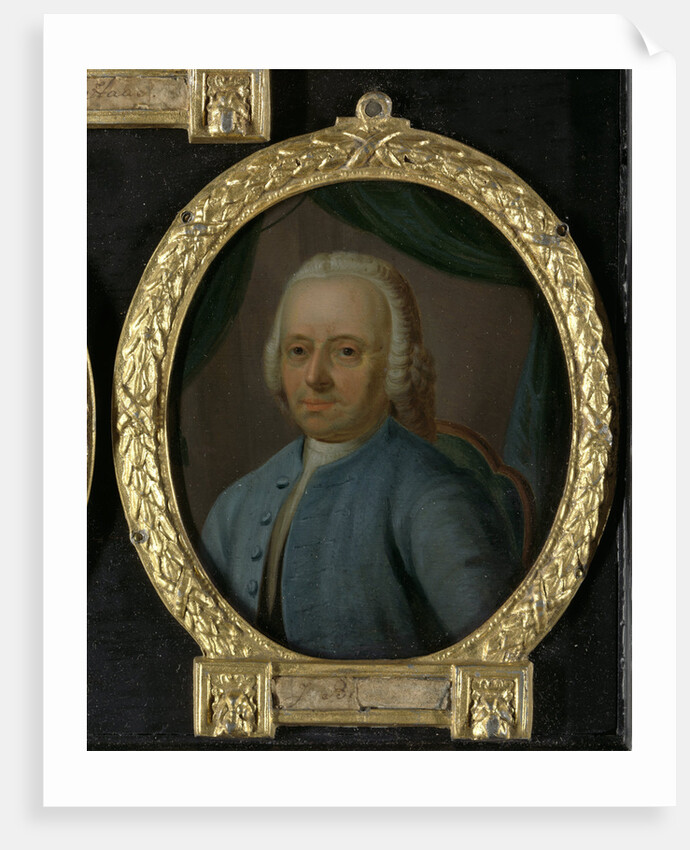 Portrait of Joannes Badon, Poet from Vlaardingen The Netherlands by Nicolaas Reyers