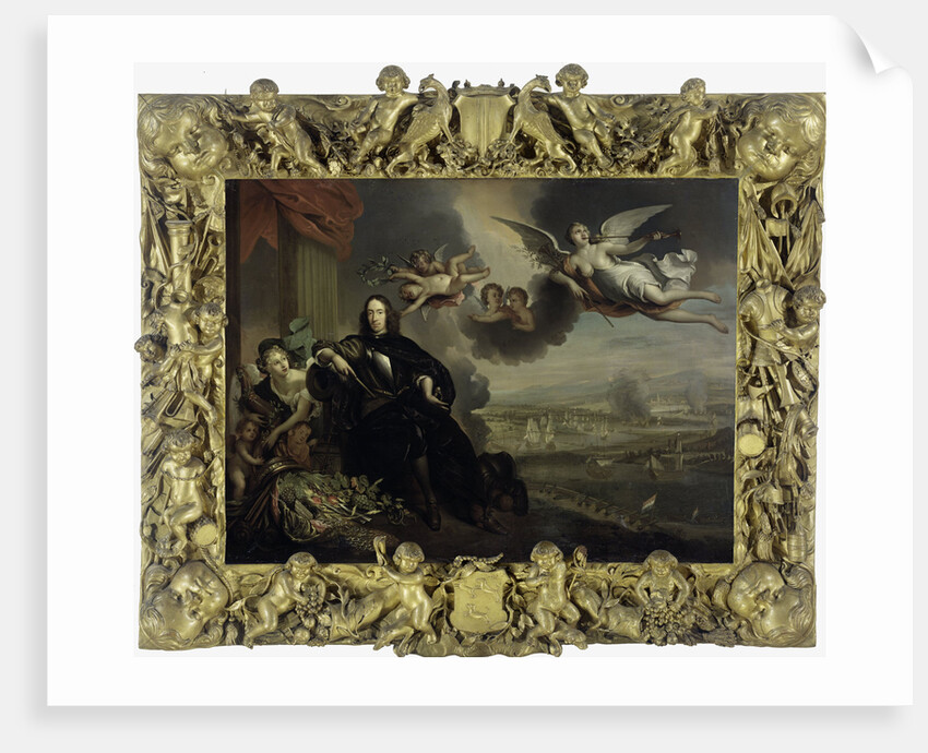 Apotheosis of Cornelis de Witt, with the Fleet on its way to Chatham in the background by Jan de Baen