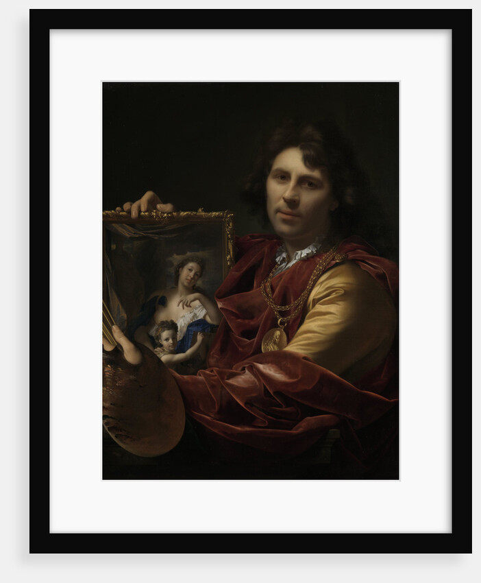 Self-portrait with the Portrait of his Wife, Margaretha van Rees, and their Daughter Maria by Adriaen van der Werff
