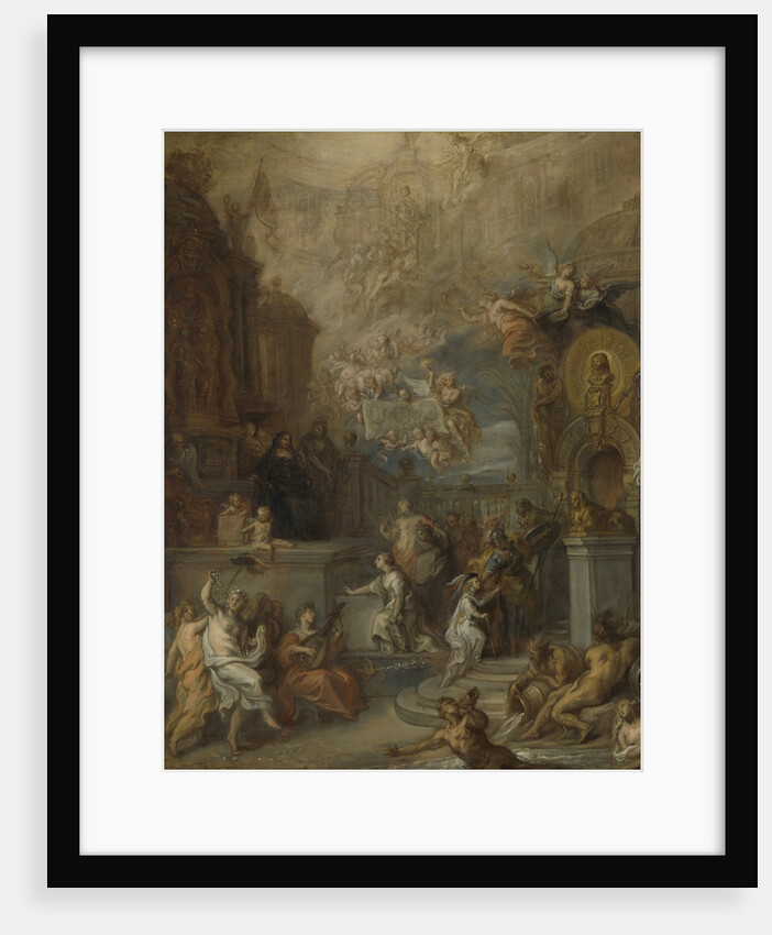 Allegory of the Farewell of William III from Amalia van Solms following the transfer of Regency to the States General by Theodoor van Thulden