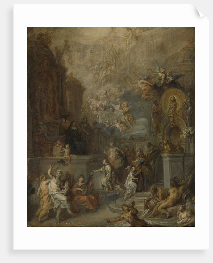 Allegory of the Farewell of William III from Amalia van Solms following the transfer of Regency to the States General by Theodoor van Thulden