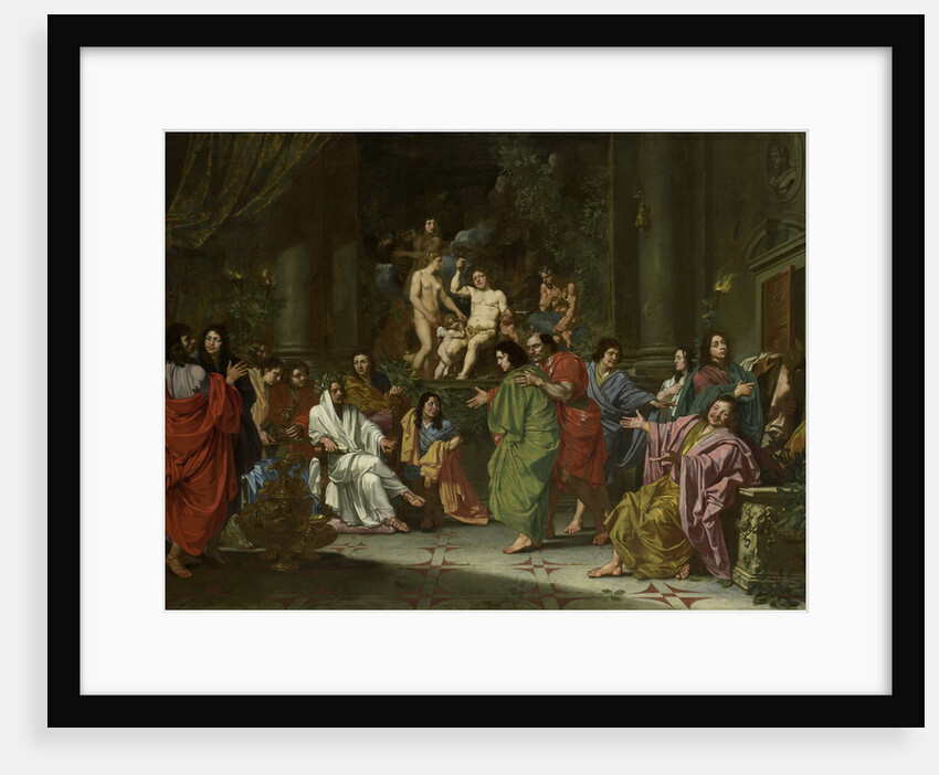 Initiation of a new Member of the Bentvueghels in Rome, Schildersbent by Anonymous