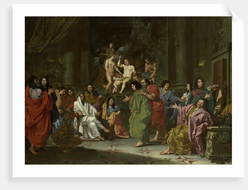 Initiation of a new Member of the Bentvueghels in Rome, Schildersbent by Anonymous