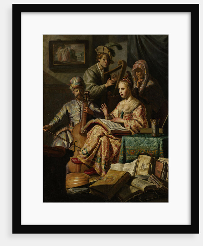 Musical Company by Rembrandt Harmensz. van Rijn