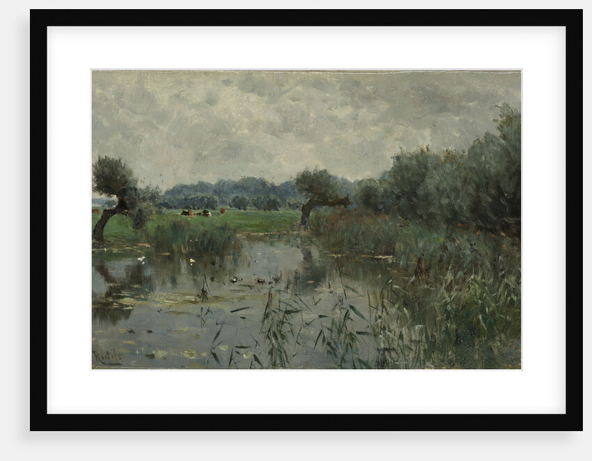 In the floodplains of the IJssel, The Netherlands, Willem Roelofs by I