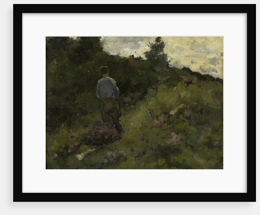 Farmer at a forest edge, 1889 by Richard Roland Holst