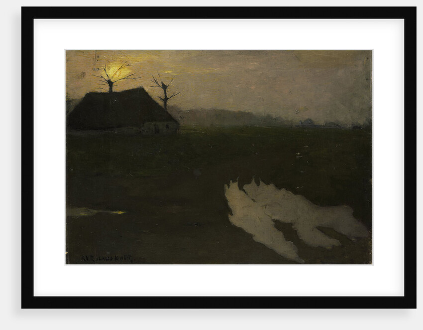 Evening landscape with moon, 1891 by Richard Roland Holst