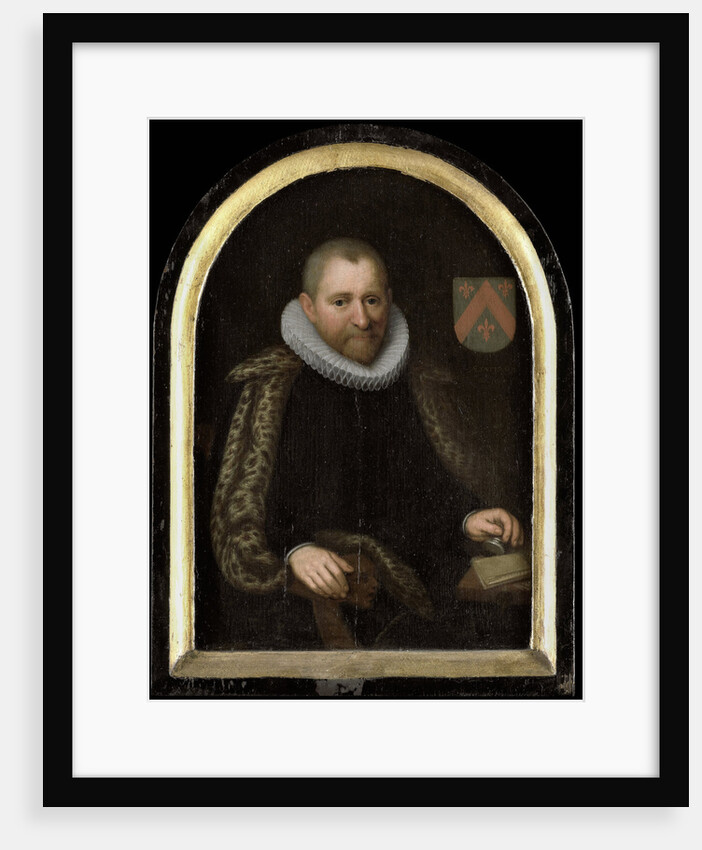 Portrait of Gerrit Willemsz Overrijn van Schoterbosch by Cornelis Engelsz.
