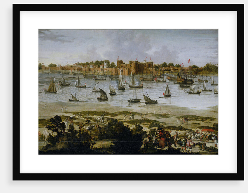 View of the Harbor of Surat in Gujarat India by Anonymous