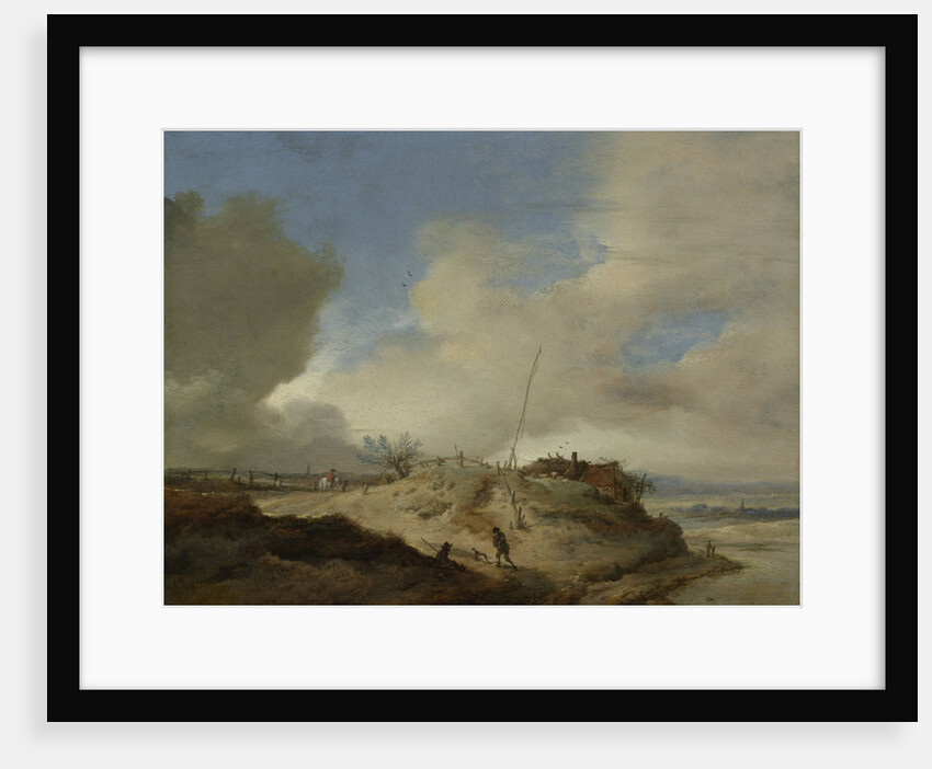 Landscape with a Sign Post by Philips Wouwerman