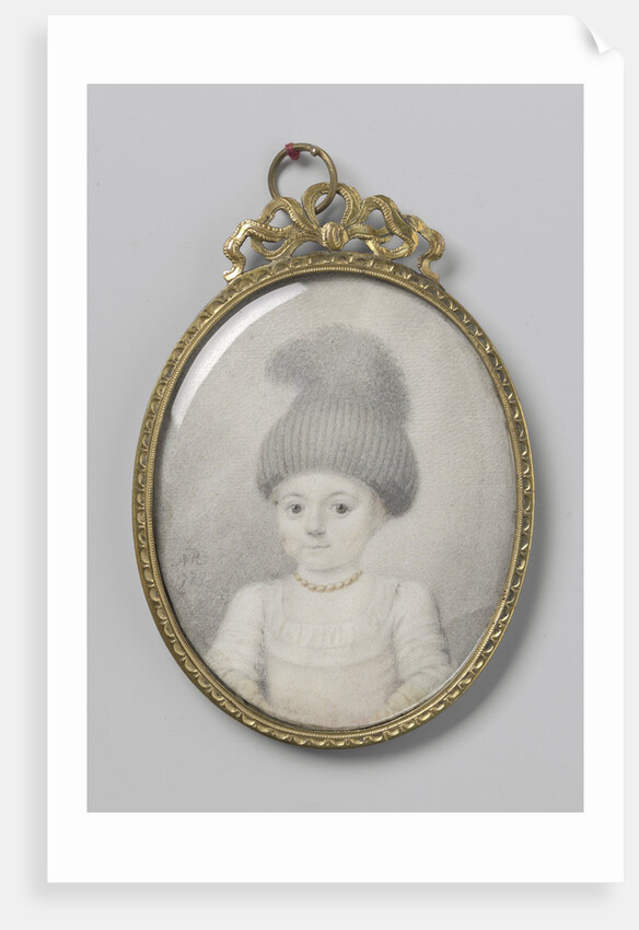 Portrait of a girl with a hat by Joseph Marinkelle