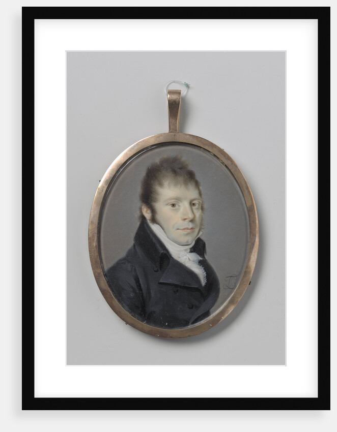 Portrait of a man by Leonardus Temminck