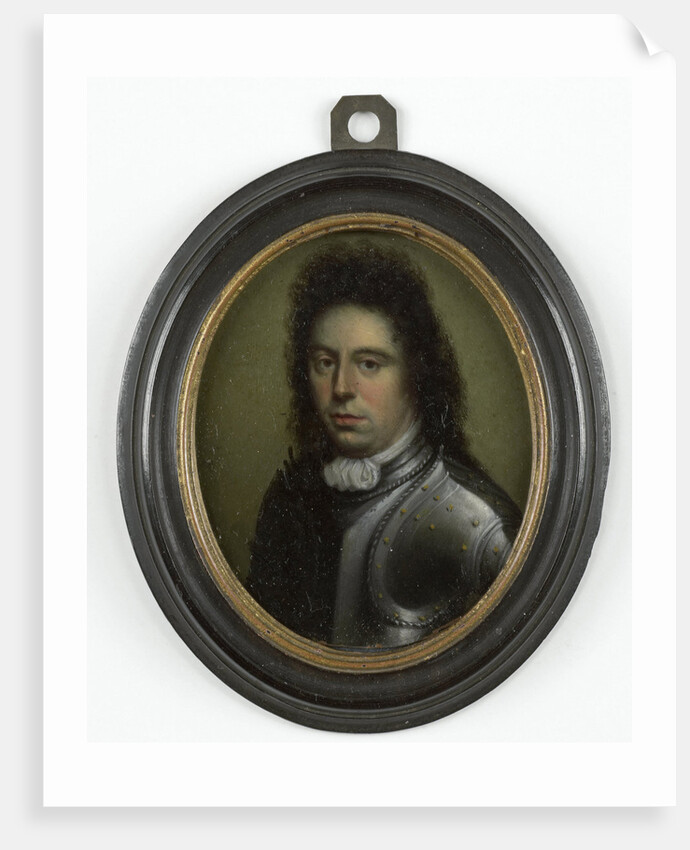 Portrait of an officer, Monogrammist PP by Schilder